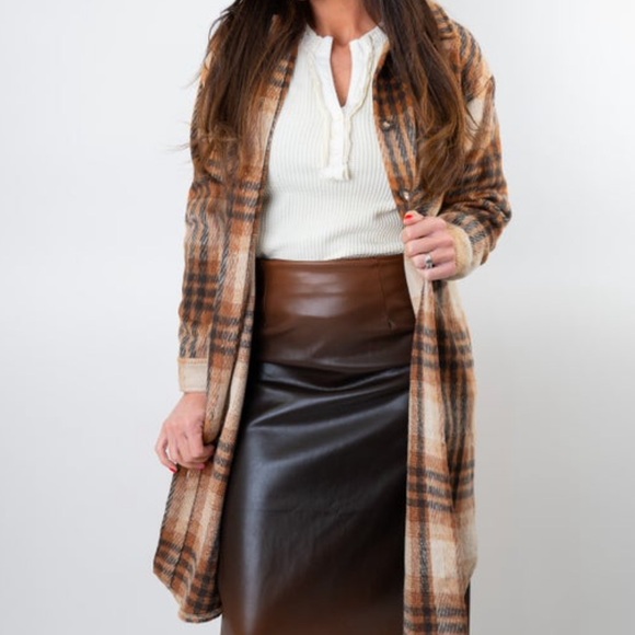 Panache Jackets & Blazers - New-Panache Apparel Co-Flannel Jacket